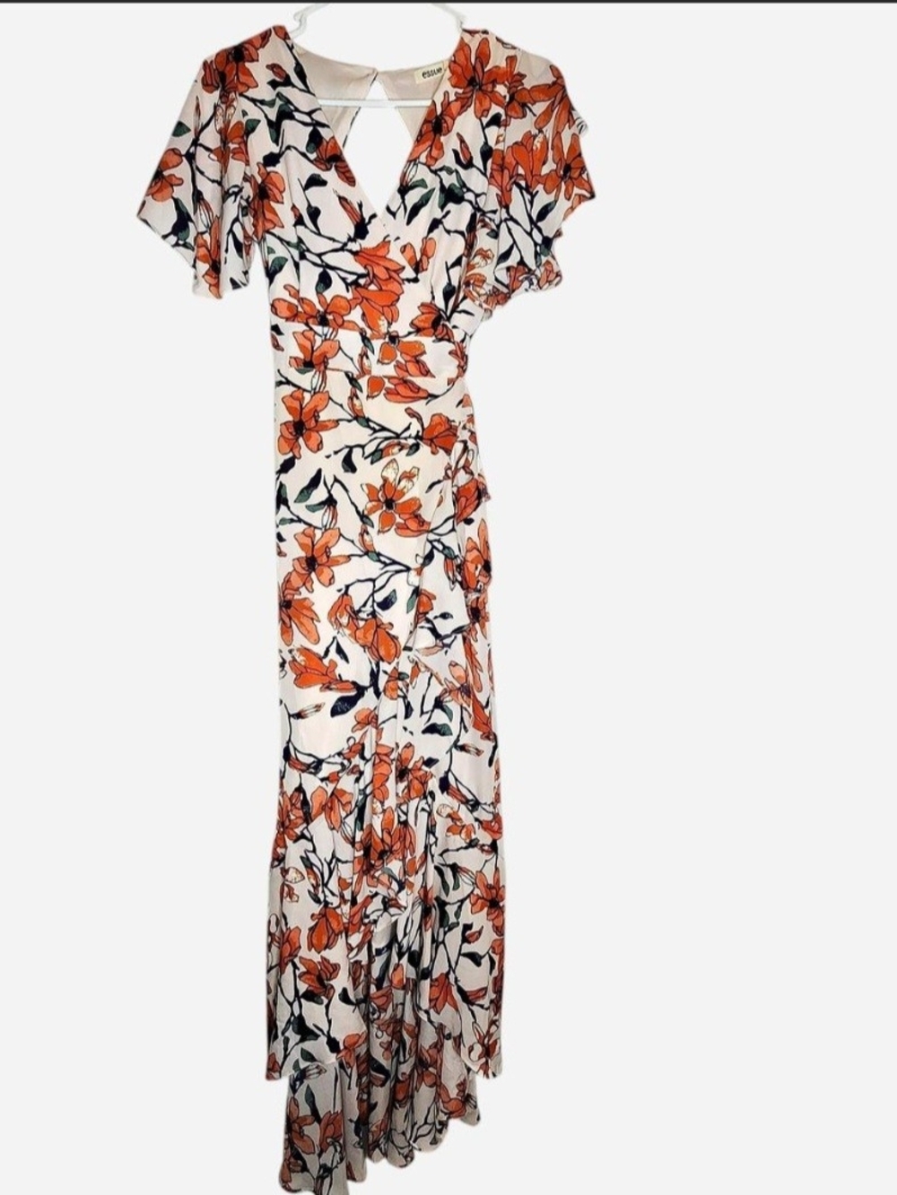 Floral Wrap Maxi Dress